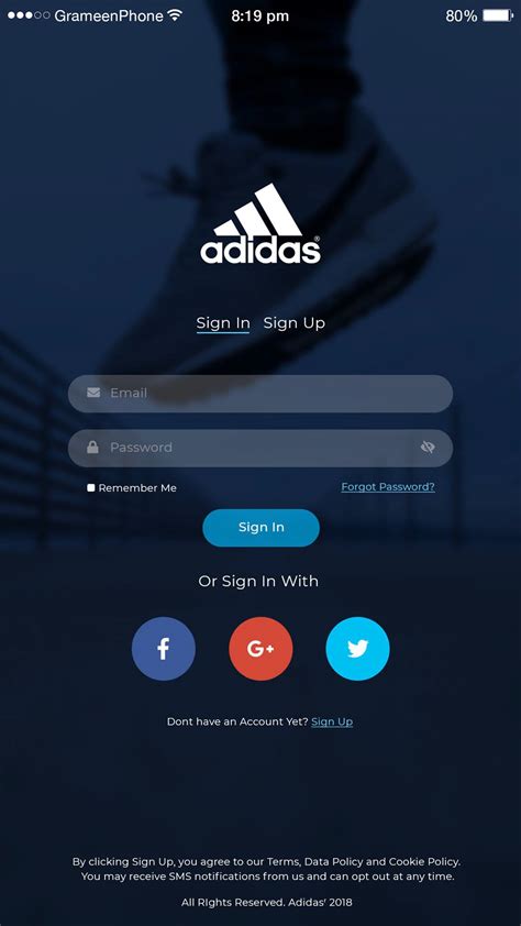 b2b adidas login.